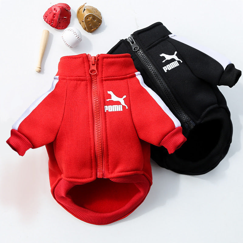 Cappotto Sportivo POM per Cani - L Nero