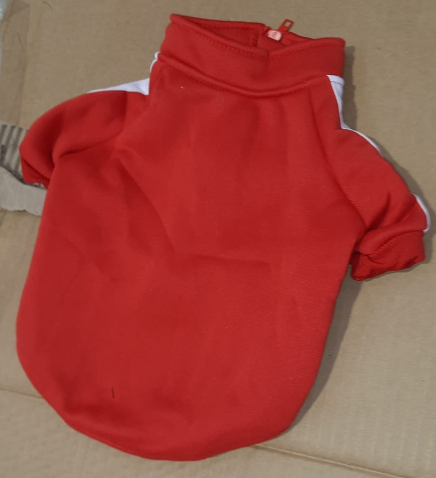 Cappotto Sportivo POM per Cani - L Rosso